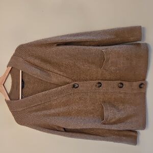 Denver Hayes Brown Button-Up Cardigan